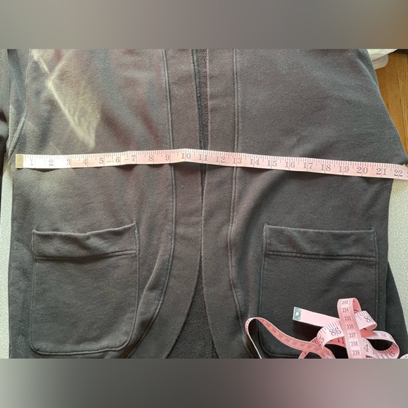 Gap Black Open Hoodie Cardigan Size Small - Picture 7 of 9